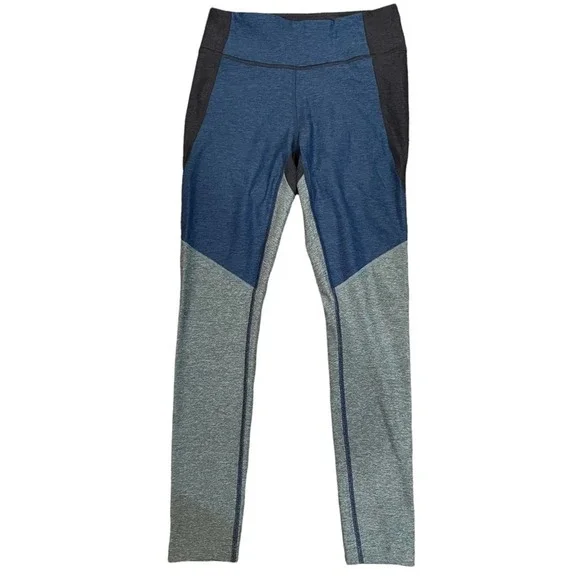 Outdoor Voices 7/8 Tri Tone Leggings Blue Size Small - Picture 2 of 5